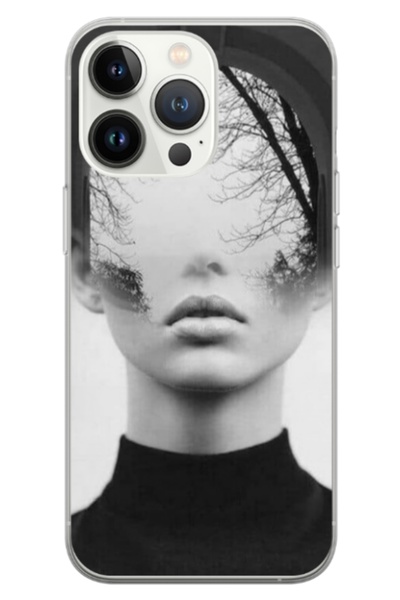 Atlas Husa personalizata tip carcasa Apple iPhone 13 Pro, Abstract Lady, , S1...