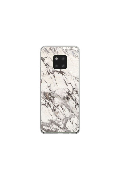 Atlas Husa personalizata tip carcasa Huawei Mate 20 Pro, White Marble, , S1D1M0325