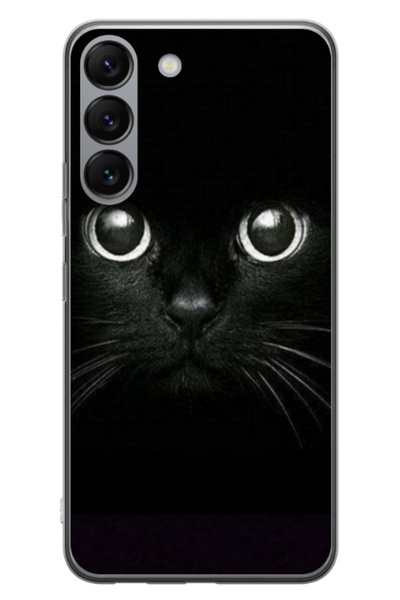 Atlas Εξατομικευμένη θήκη τύπου Samsung Galaxy S23, Black Cat 1, , S1D1M0015