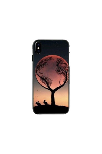 Atlas Husa personalizata tip carcasa Apple iPhone XS, Moon Tree, , S1D1M0068