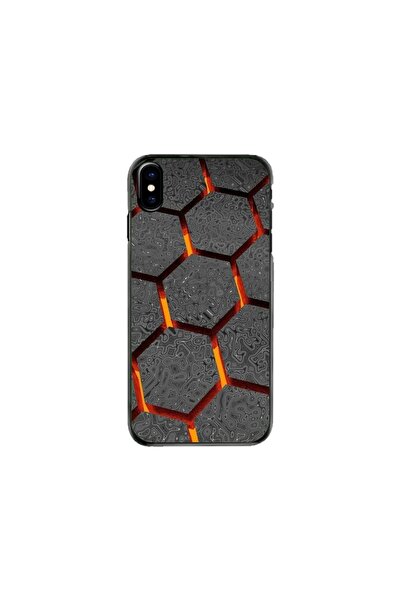 Atlas Husa personalizata tip carcasa Apple iPhone X, Lava Hex, , S1D1M0265