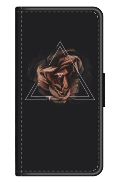 Atlas Προσωποποιημένη θήκη πορτοφολιού Motorola Moto G30, Triangle Rose, , S1...