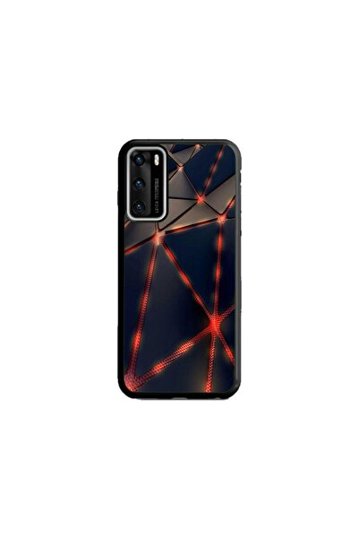 Atlas Персонализиран калъф тип Huawei P40 Lite, Лава триъгълници, , S1D1M0367