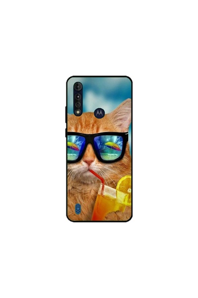 Atlas Προσαρμοσμένος τύπος θήκης Motorola Moto G8, Cool Cat, , S1D1M0031