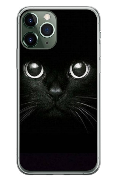 Atlas Husa personalizata tip carcasa Apple iPhone 12 Pro Max, Black Cat 1, , ...