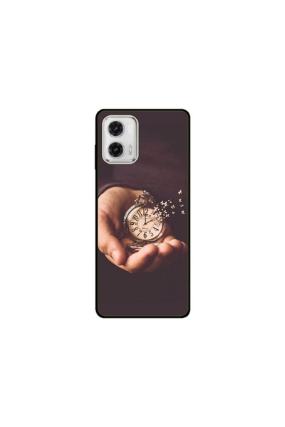 Atlas Προσαρμοσμένη θήκη για Motorola Moto E22s, Time Flies 1, , S1D1M0364
