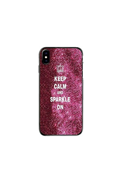 Atlas Προσαρμοσμένη θήκη Apple iPhone XS, Keep Calm and Sparkle On, , S1D1M0252