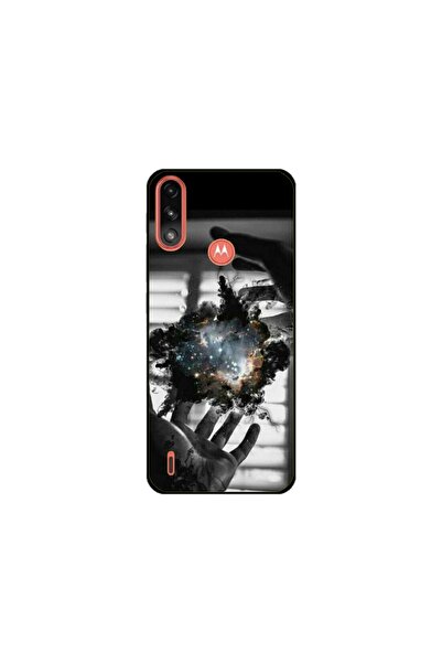 Atlas Husa personalizata tip carcasa Motorola Moto E7 Power, Dark Magic, , S1...