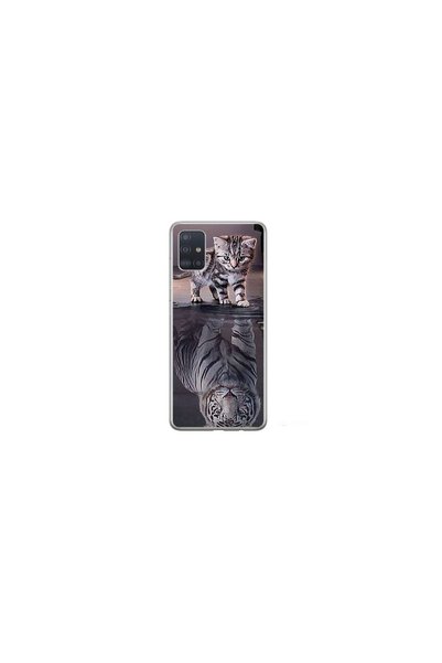 Atlas Персонализиран калъф за Samsung Galaxy A71, Тигър, S1D1M0242