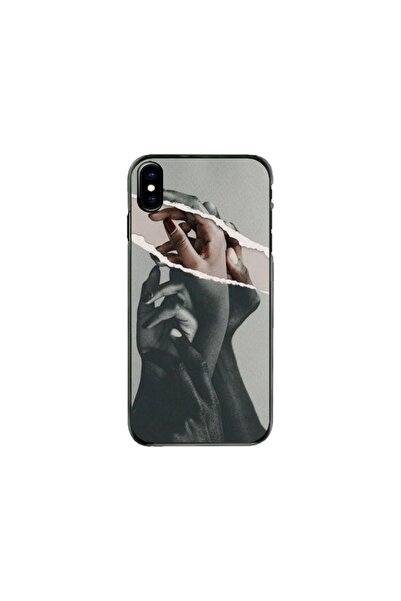 Atlas Husa personalizata tip carcasa Apple iPhone X, Black and White Hands, , S1D1M0300