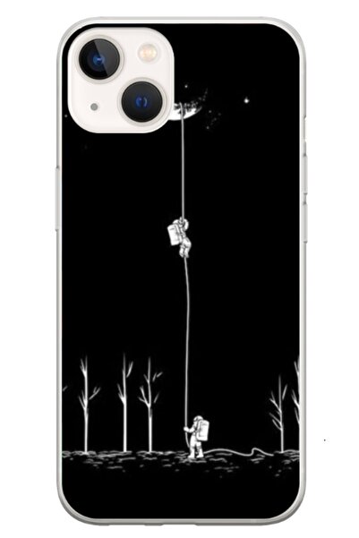 Atlas Εξατομικευμένη θήκη τύπου Apple iPhone 13 Mini, Climbing to the Moon, ,...
