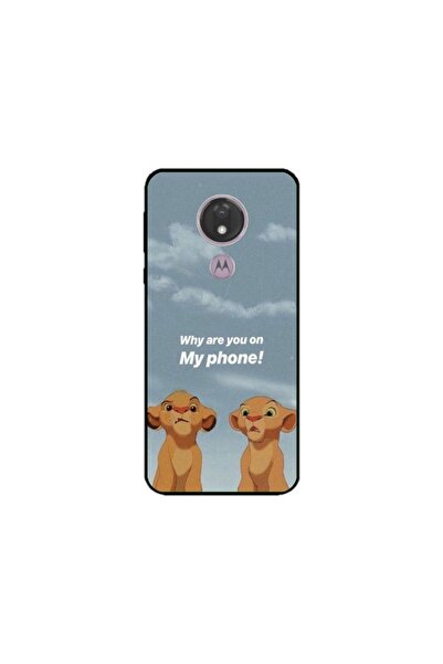 Atlas Εξατομικευμένη θήκη τύπου Motorola Moto G7, Γιατί είσαι στο τηλέφωνό μο...