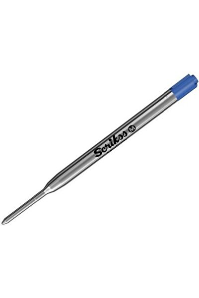 Scrikss Tükenmez Kalem Yedeği Parker Tipi Dev Refil Metal Mavi