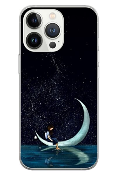Atlas Husa personalizata tip carcasa Apple iPhone 13 Pro, Moon Fishing, , S1D...