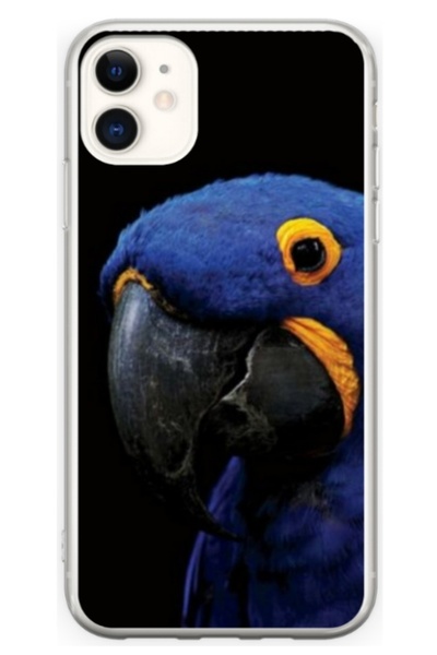 Atlas Husa personalizata tip carcasa Apple iPhone 11, Blue Parrot, , S1D1M0145