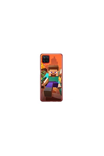 Atlas Προσαρμοσμένη θήκη τύπου Samsung Galaxy A12 5G, Minecraft 1, , S1D1M0125