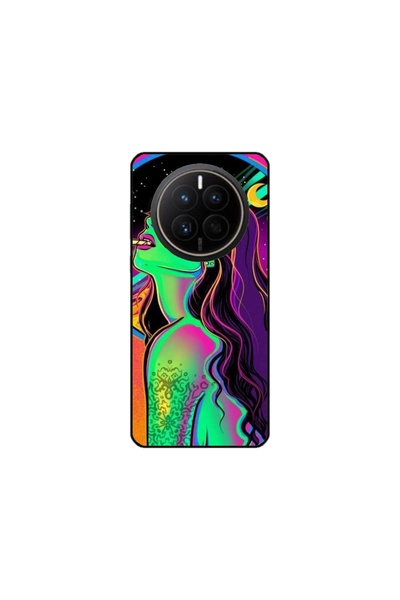 Atlas Εξατομικευμένη θήκη τύπου Huawei Mate 50 Pro, Colorful Girl, , S1D1M0249