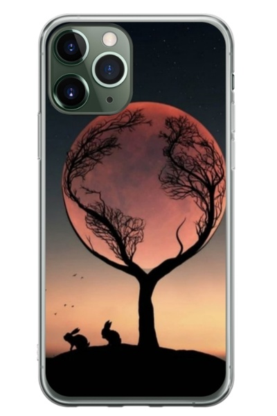 Atlas Husa personalizata tip carcasa Apple iPhone 12 Pro, Moon Tree, , S1D1M0068