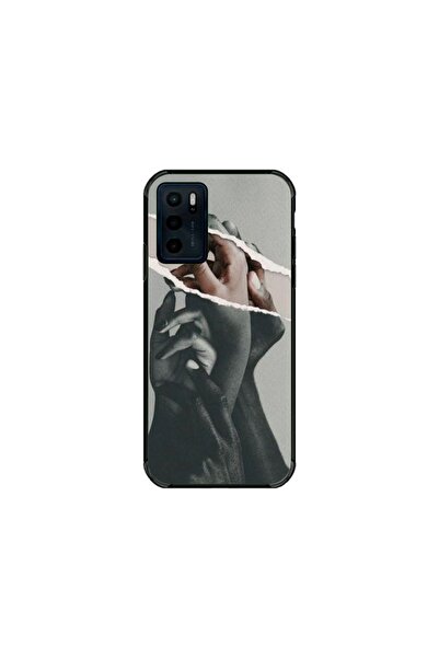 Atlas Husa personalizata tip carcasa Motorola Moto G42, Black and White Hands, , S1D1M0300