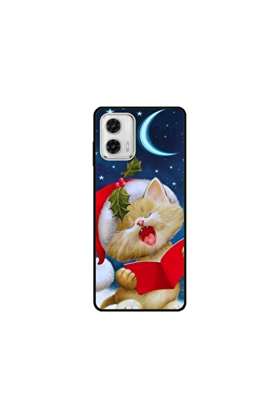 Atlas Προσαρμοσμένος τύπος θήκης Motorola Moto G53, Christmas Cat, , S1D1M0048