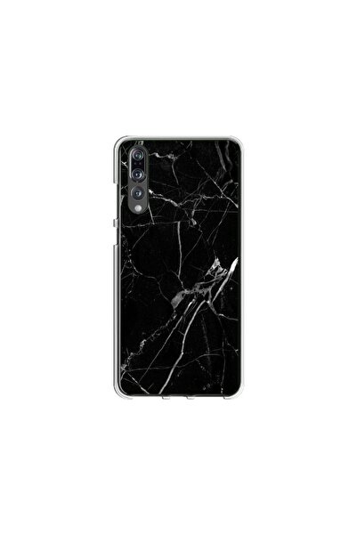 Atlas Husa personalizata tip carcasa Huawei P20, Black Marble, , S1D1M0229