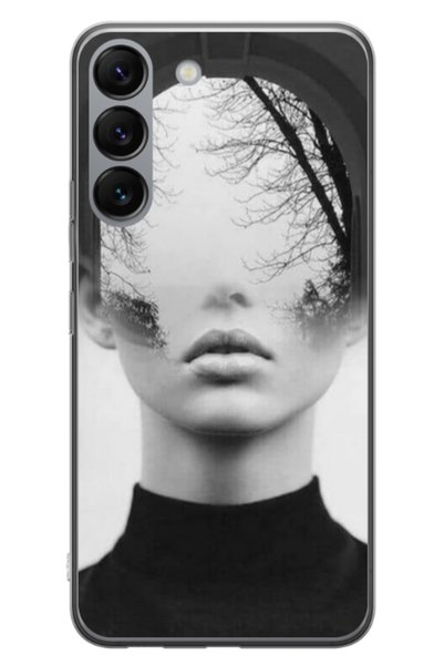 Atlas Персонализиран калъф тип Samsung Galaxy S23, Абстрактна дама, , S1D1M0066