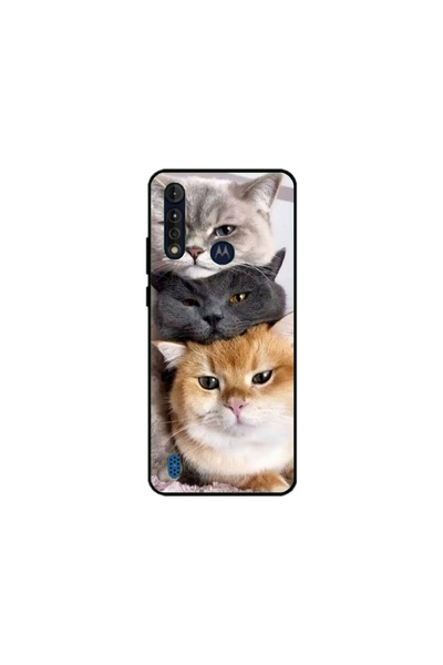 Atlas Προσαρμοσμένος τύπος θήκης Motorola Moto G8 Power Lite, Γάτες, , S1D1M0116