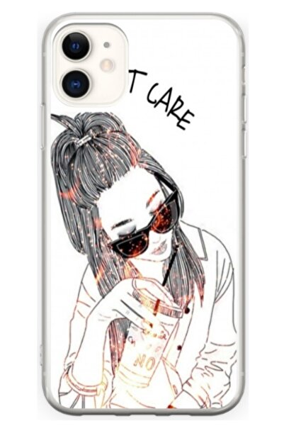 Atlas Husa personalizata tip carcasa Apple iPhone 11, I dont care, , S1D1M0320