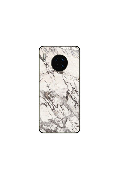 Atlas Husa personalizata tip carcasa Huawei Mate 30 Pro, White Marble, , S1D1M0325
