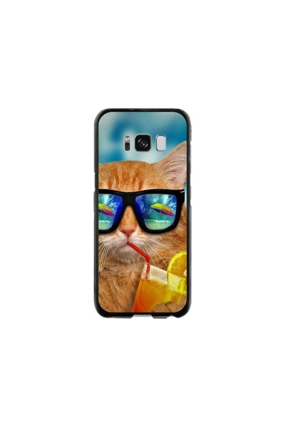 Atlas Husa personalizata tip carcasa Samsung Galaxy S8, Cool Cat, , S1D1M0031