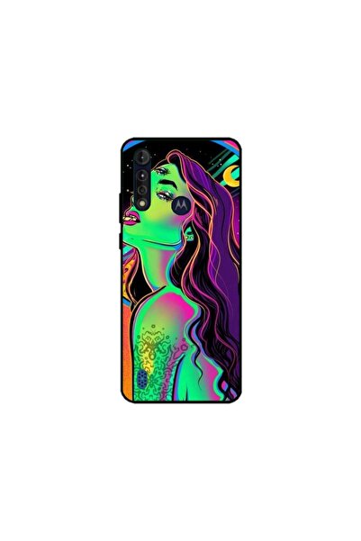 Atlas Εξατομικευμένη θήκη τύπου Motorola Moto G8, Colorful Girl, , S1D1M0249