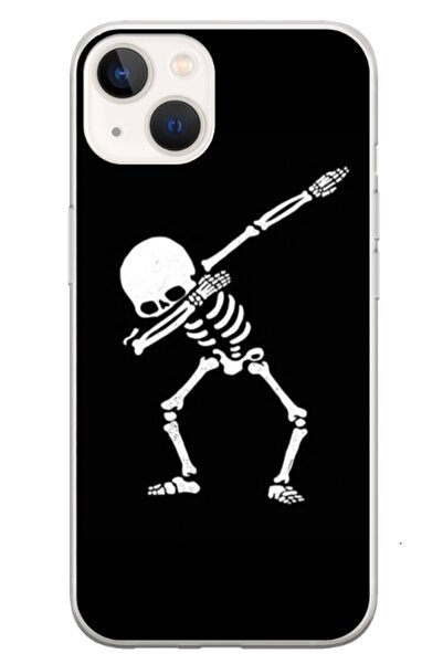 Atlas Husa personalizata tip carcasa Apple iPhone 13, Dab Skeleton, , S1D1M0034
