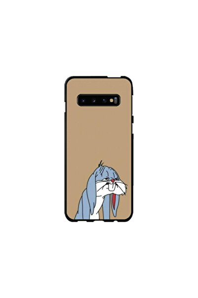 Atlas Εξατομικευμένη θήκη τύπου Samsung Galaxy S10 Plus, Tired Bunny, , S1D1M...