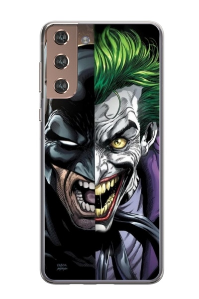 Atlas Персонализиран калъф за Samsung Galaxy S21 FE, Батман срещу Жокер, S1D1...