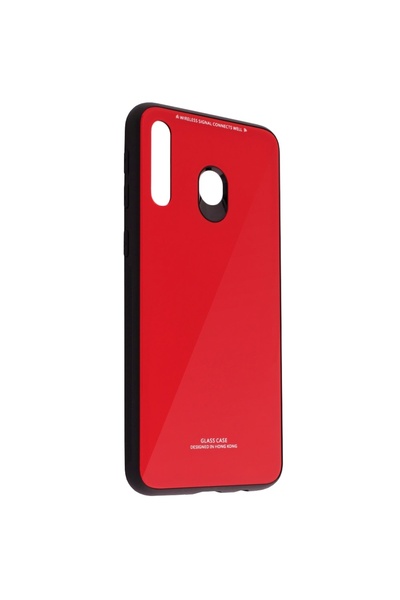 Atlas Husa SAMSUNG Galaxy M30 \ A40s - Πολυτελές γυαλί TSS, Rosu