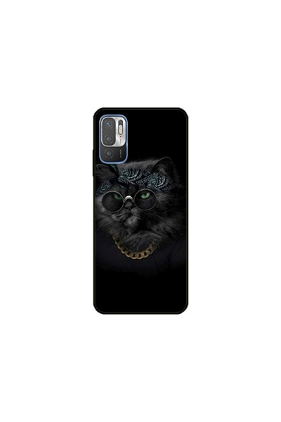 Atlas Εξατομικευμένη θήκη τύπου Xiaomi Redmi 10, Black Cat 4, , S1D1M0097