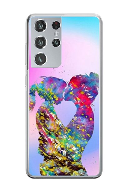 Atlas Εξατομικευμένη θήκη τύπου Samsung Galaxy S22 Ultra, Colorful Love, , S1...