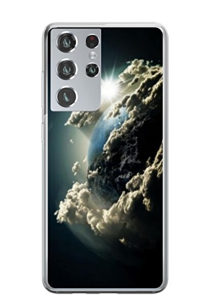 Atlas Προσαρμοσμένη θήκη Samsung Galaxy S22 Ultra, Cloudy Earth, , S1D1M0067