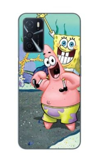 Atlas Husa Oppo A16 Σιλικόνη Gel Tpu Μοντέλο Spongebob