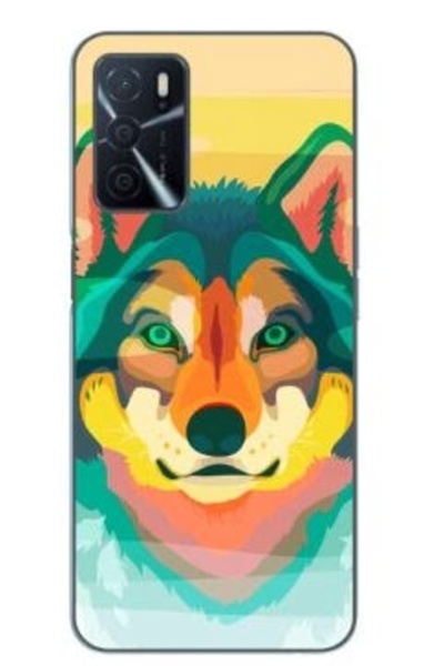 Atlas Husa Oppo A16 Silicon Gel Tpu Model Desen Lup