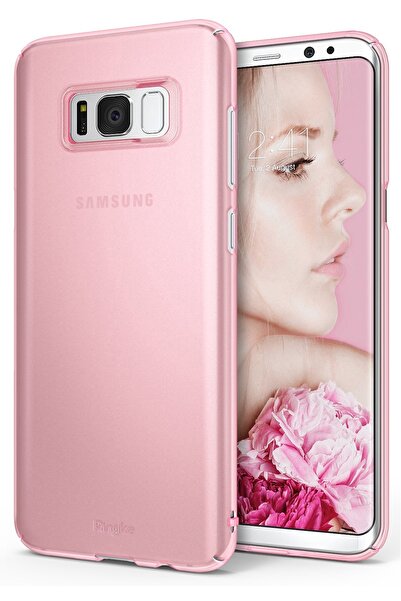 Atlas Husa SAMSUNG Galaxy S8 - Ringke Slim (Roz-Auriu)