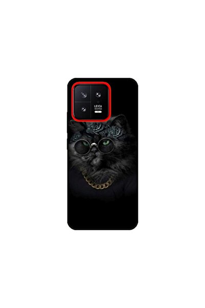 Atlas Εξατομικευμένη θήκη τύπου Xiaomi 13, Black Cat 4, , S1D1M0097