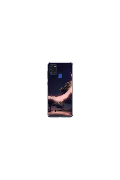 Atlas Husa personalizata tip carcasa Samsung Galaxy A21S, Moon in the Trees, ...