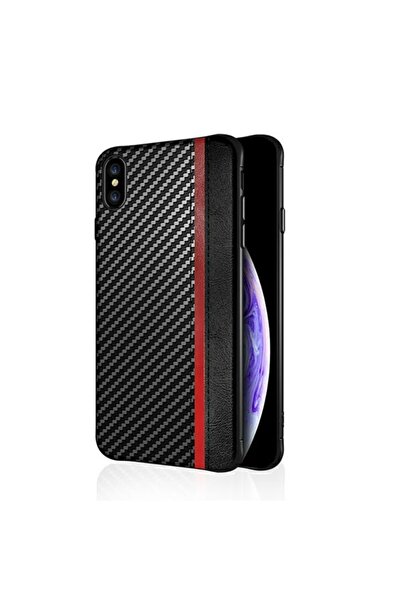 Atlas Husa XIAOMI Redmi Note 8 Pro - Carbon Fiber Piele (Negru)