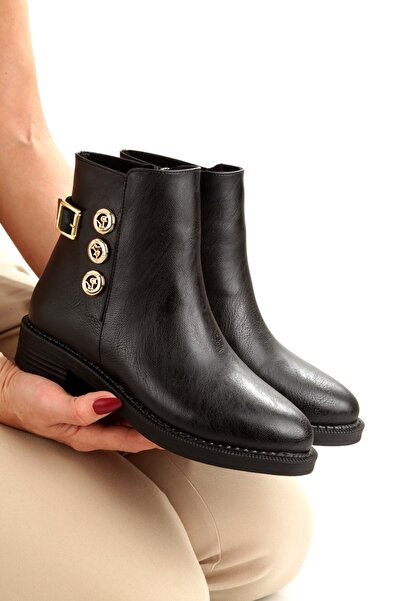 Stayil Shoes Günlük kadın bot fermanlı kaymaz tavan