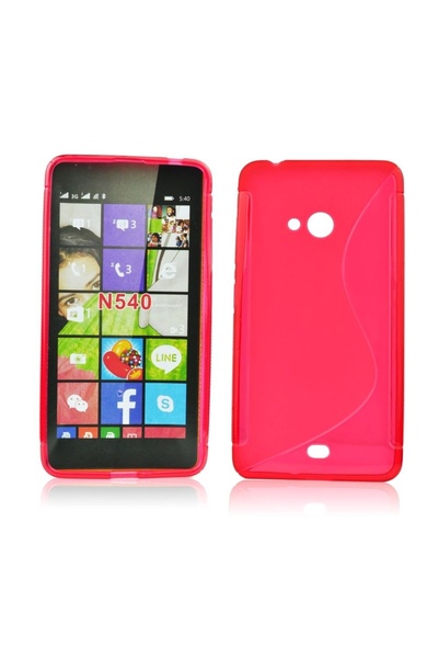 Atlas Husa MICROSOFT Lumia 435 \ 532 - S-Line (Rosu)