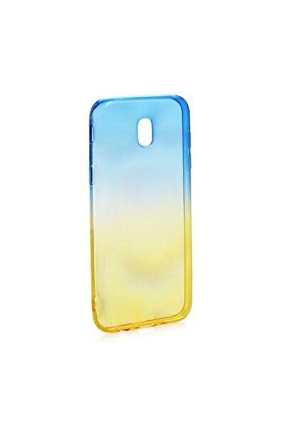 Atlas Husa Pentru SAMSUNG Galaxy J7 2017 - Gradient TSS, Albastru/Auriu
