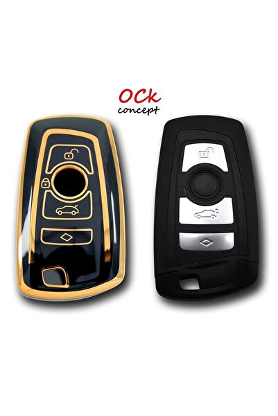 ock concept حافظة مفاتيح السيارة من نوع BMW F Series CAS4 من النوع 4 باللون ا...