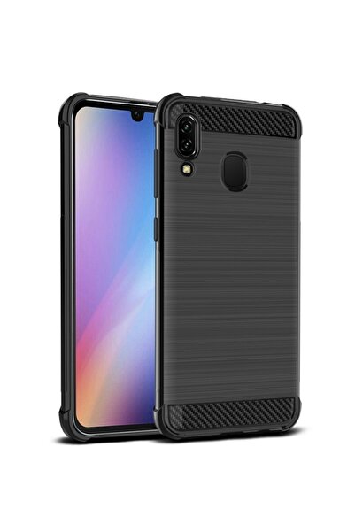 Atlas Husa SAMSUNG Galaxy A20e - Πολυτελές Carbon TSS, Μαύρο