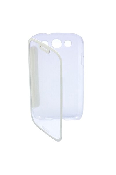 Atlas Husa SAMSUNG Galaxy S3 - Flip Cover Clear (Transparent&Alb)